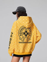 Streetwear Gothic letter print hoodie