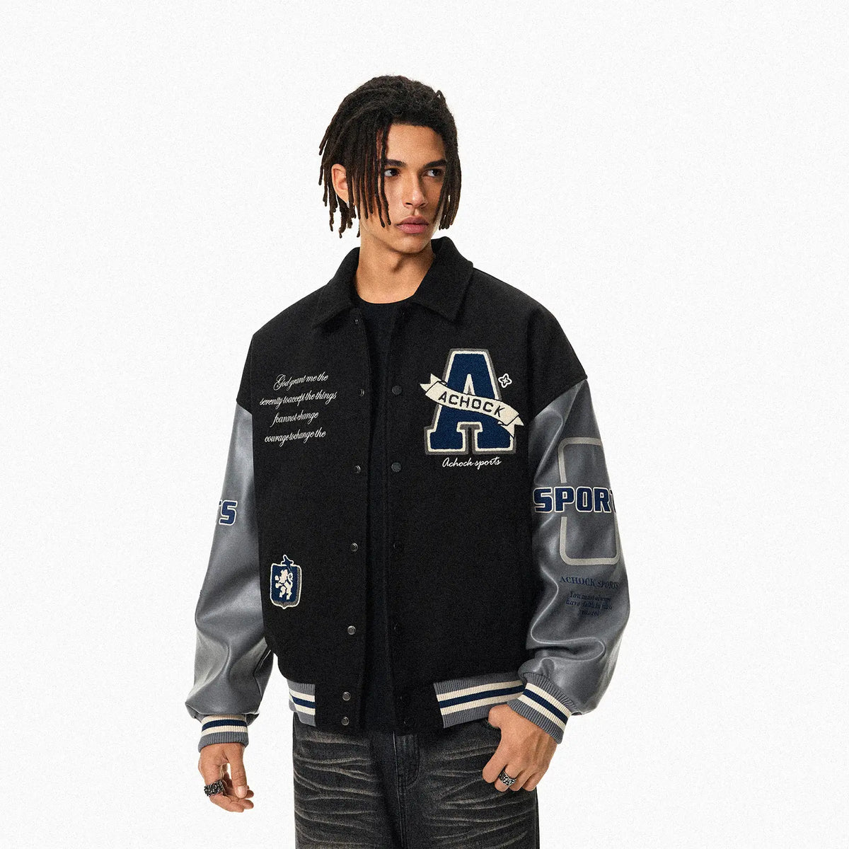 Vintage Embroidered Baseball Jacket