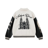 Gothic style Embroidered Baseball Jacket
