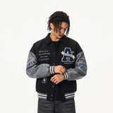 Vintage Embroidered Baseball Jacket