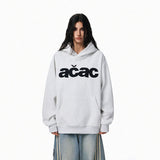 Loose-Fit Patch-Embroidered Pullover Hoodie