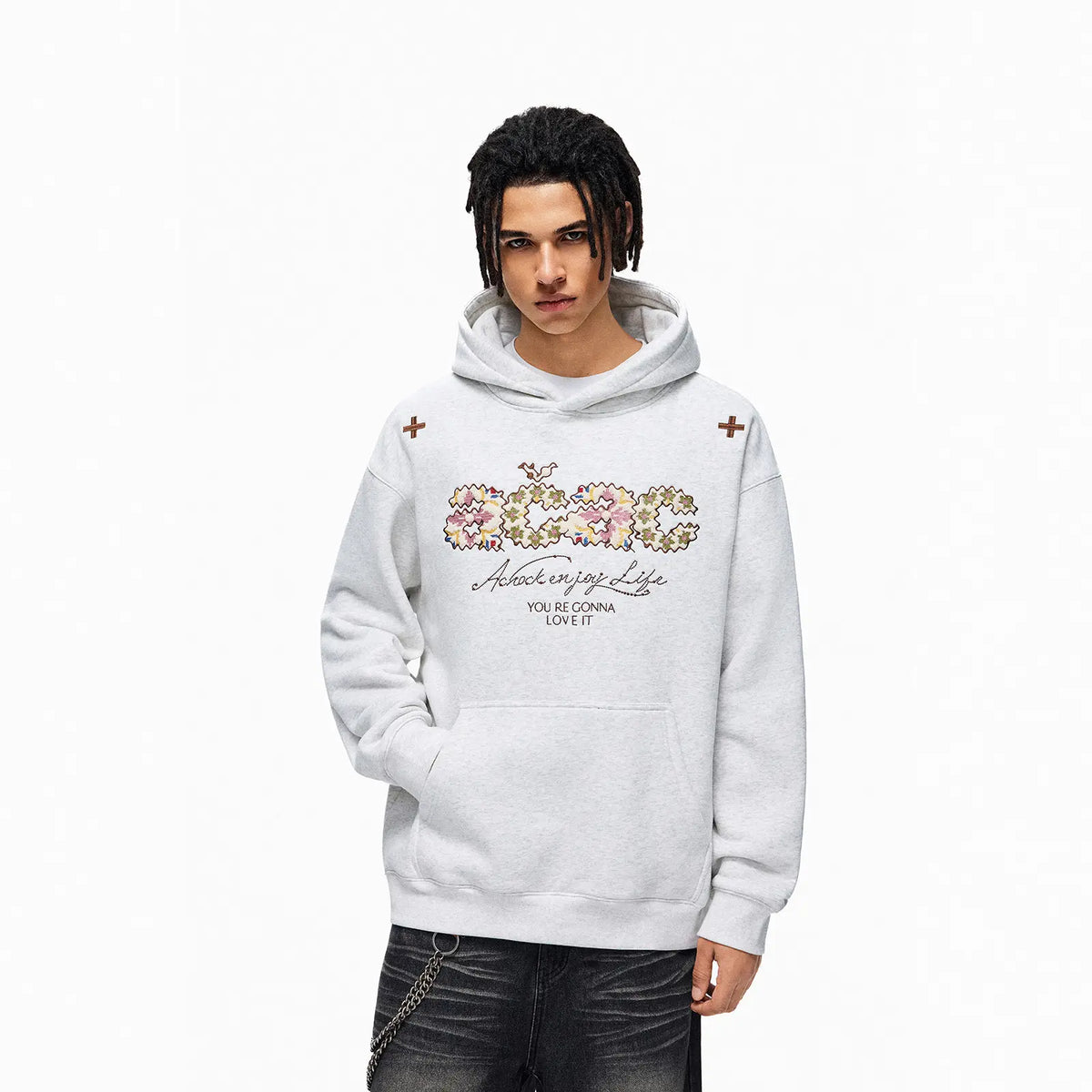 ACAC Series Embroidered Graphic Hoodie