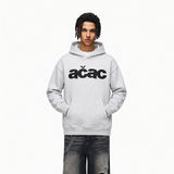Loose-Fit Patch-Embroidered Pullover Hoodie