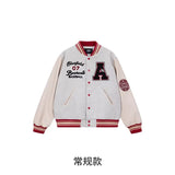 Retro Baseball Jacket Streetwear Embroidered