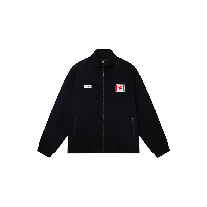 Retro Badge Streetwear Jacket