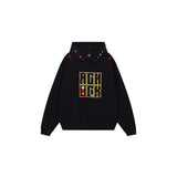 New Streetwear Hip Hop Patch Embroidered Hoodie