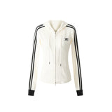 Knit Striped Hoodie