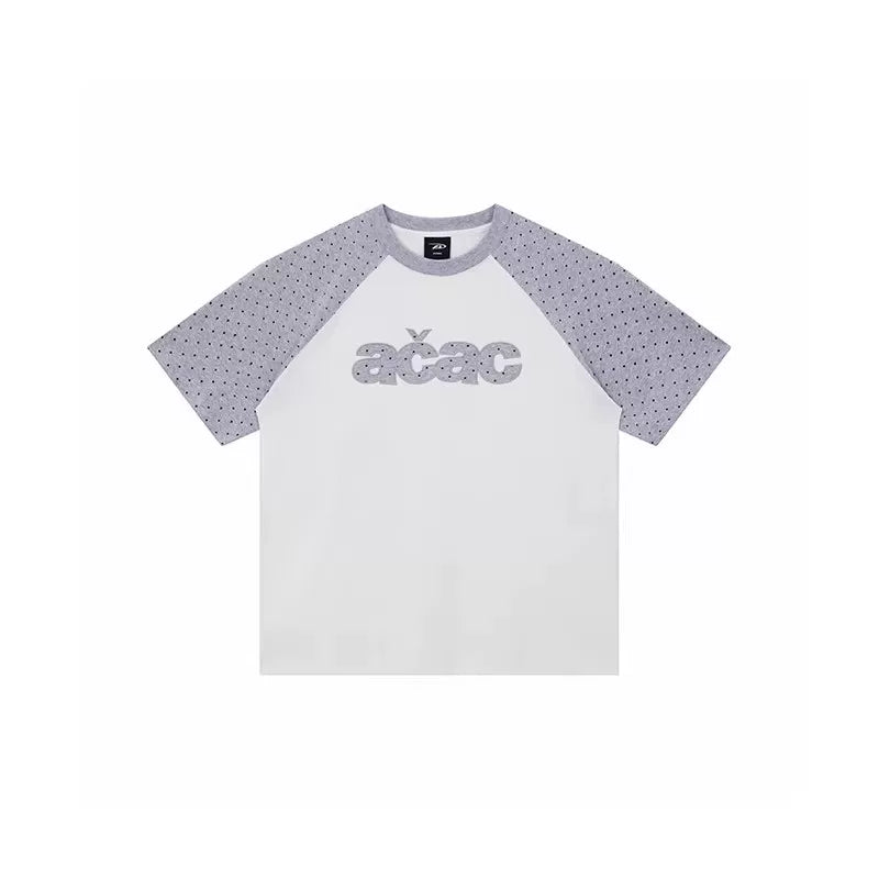 Korean-style polka-dot long-sleeve T-shirt