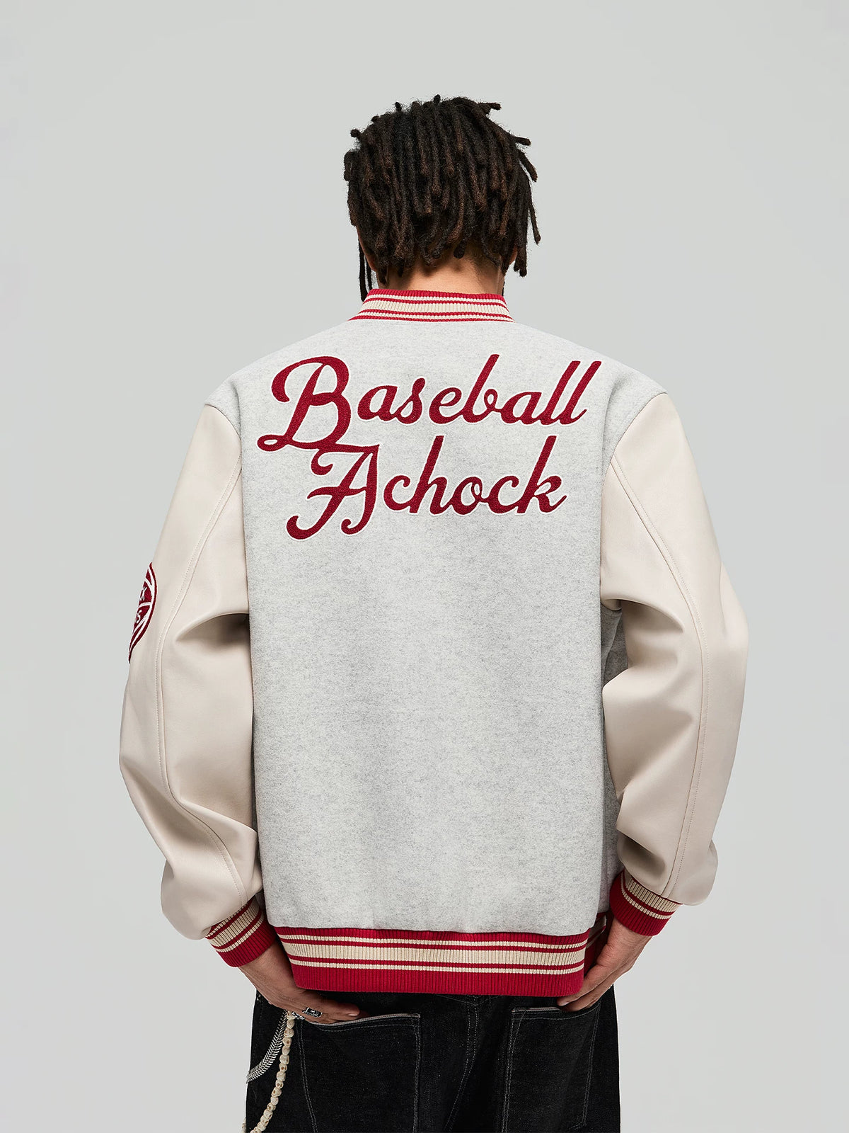 Retro Baseball Jacket Streetwear Embroidered