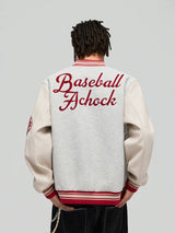 Retro Baseball Jacket Streetwear Embroidered
