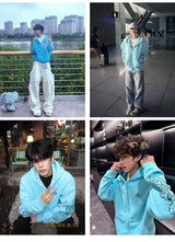 Streetwear Gothic pattern printed hoodie