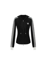 Knit Striped Hoodie