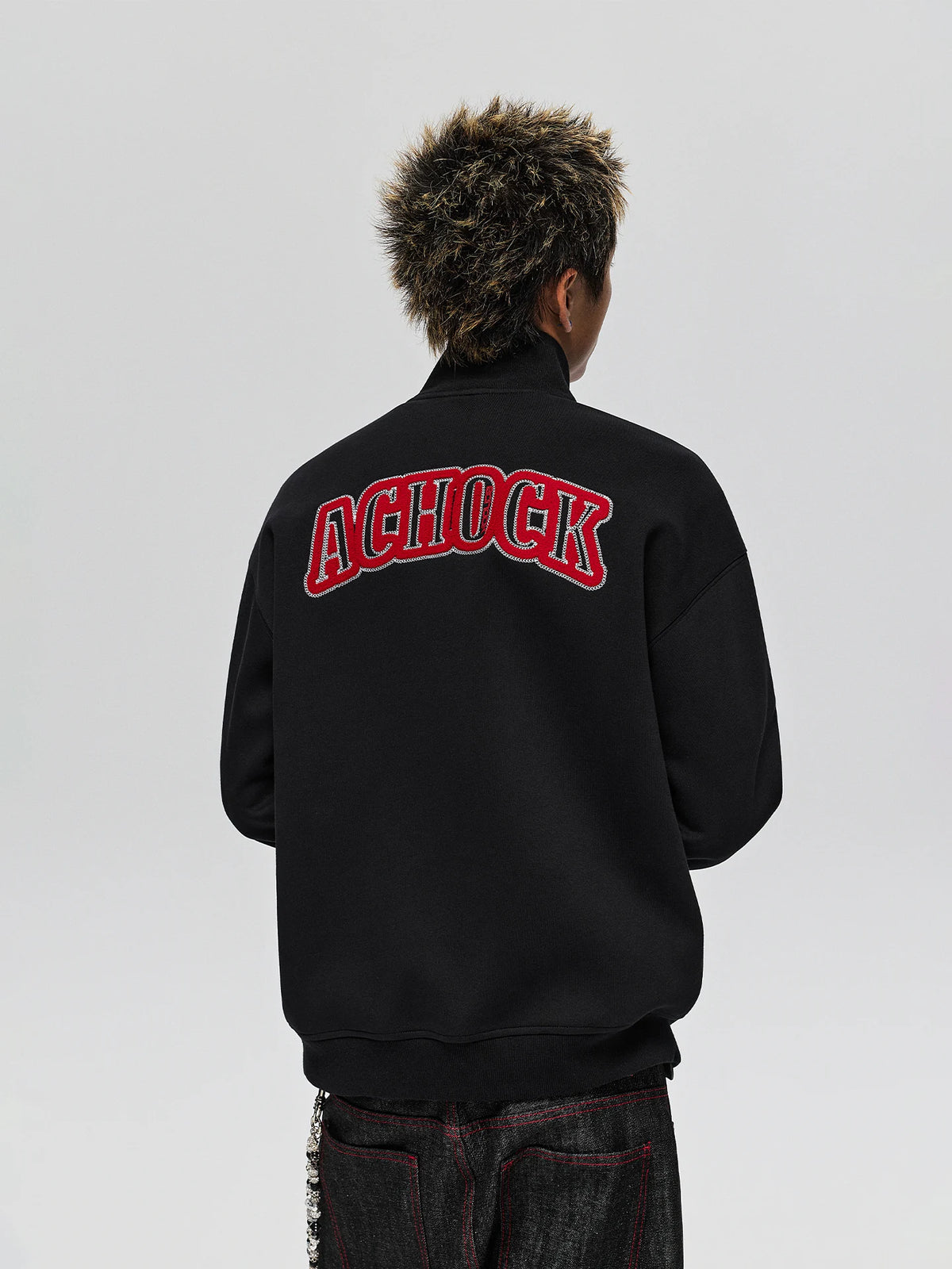 Retro Badge Streetwear Jacket