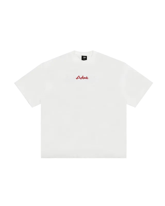Logo embroidered T-shirt, trendy brand