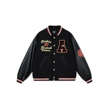 Retro Baseball Jacket Streetwear Embroidered