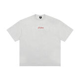 Logo embroidered T-shirt, trendy brand