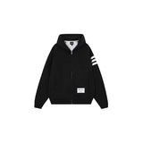 Classic Striped Zip-up Hoodie