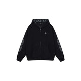 Streetwear Gothic pattern printed hoodie