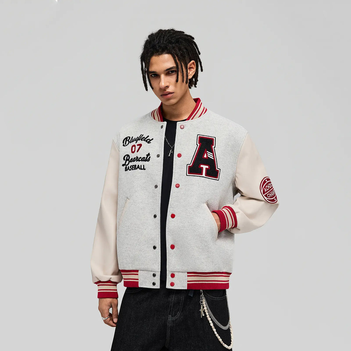 Heavyweight Streetwear Vintage Baseball Jacket