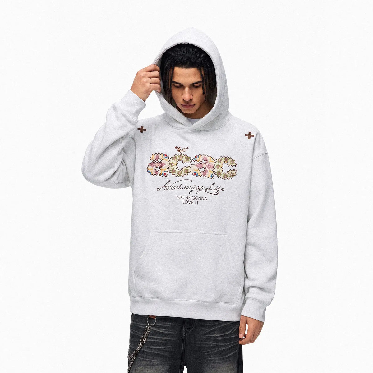 ACAC Series Embroidered Graphic Hoodie