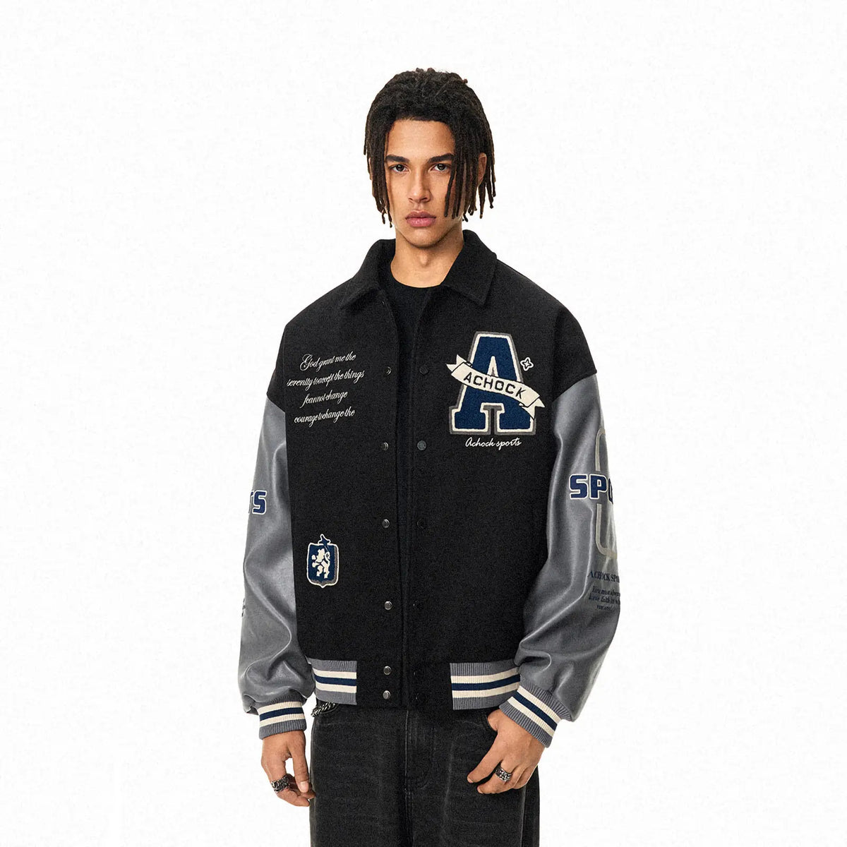 Vintage Embroidered Baseball Jacket