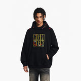 New Streetwear Hip Hop Patch Embroidered Hoodie