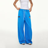 Y2K Letter Print Sweatpants Loose Fit Straight Leg Casual Pants