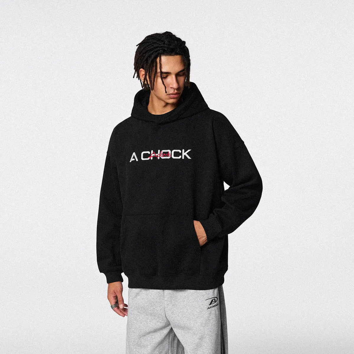 Floral Embroidered Hoodie