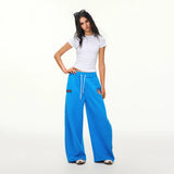 Y2K Letter Print Sweatpants Loose Fit Straight Leg Casual Pants