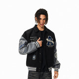 Vintage Embroidered Baseball Jacket